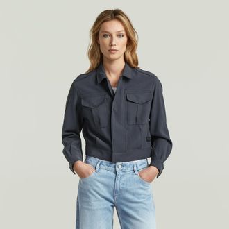 G-Star Officer Short Jack - Grijs - Dames