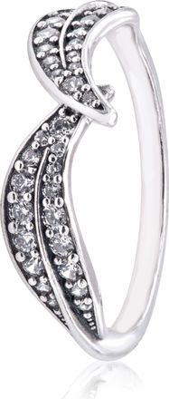 Pandora Sparkling Leaves Ring