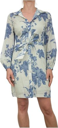 Guess Mujer, Vestidos, Verde, Talla: L