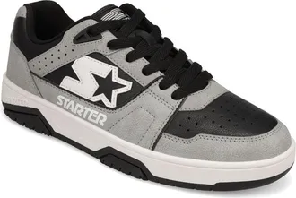 Starter Mens Fast Break Low Genuine Leather Sneaker