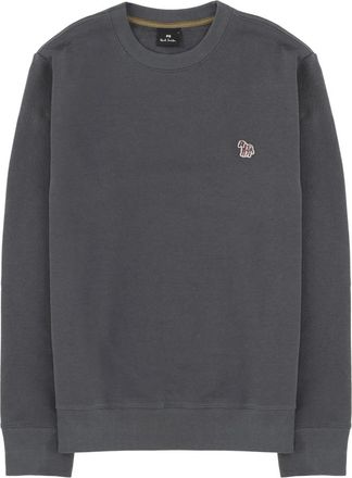Paul Smith Regular Fit Sweatshirt Zebra - Heren - Sweatshirts - Grijs - S - Katoen - Hoodies & sweatvesten
