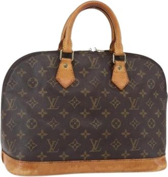 Louis Vuitton Pre-owned Handbags, female, Brown, Size: ONE SIZE Pre-owned Vintage Canvas Handbag