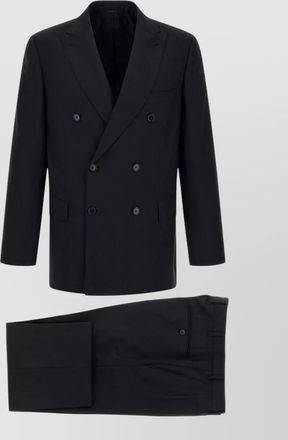 Brioni wool mohair double breasted coat