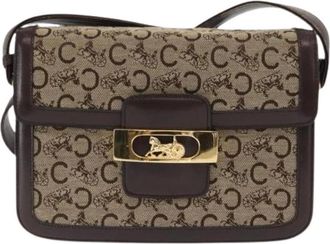 Celine Pre-owned Cross Body Bags, female, Beige, Size: ONE SIZE Pre-owned Vintage Cross Body Bag