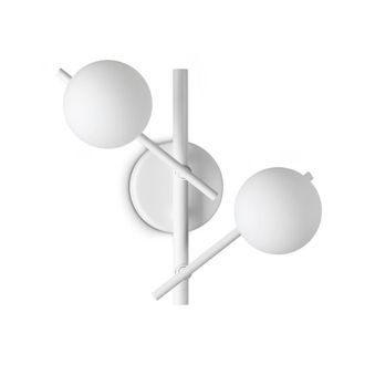 Netlighting Atlas Globe Wall Lights White 2x G9