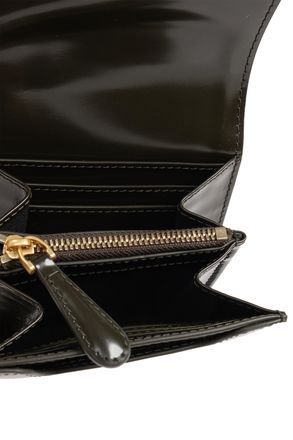 Ami Leather Wallet, Unisex, Green