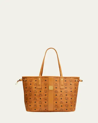 MCM Liz Reversible Medium Visetos Tote Bag