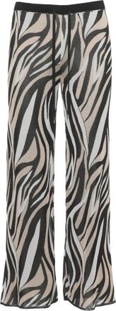 Marella Broeken, Dames, Zwart, S, Polyester, Mltelica Rechtvallende Broek