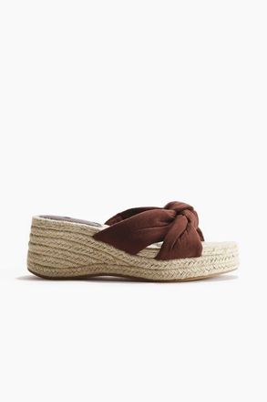 H&M Wedge-heeled Espadrilles in Brown at Nordstrom, Size 10