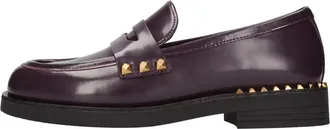 Ash Whisper leren loafers - Dames - Loafers - Paars - 40 EU - Leer - Schoenen