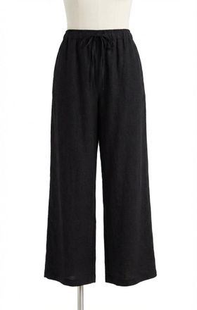 Z Supply Easton Linen Pant In Black