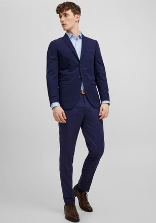 Jack & Jones Sakko »JPRFRANCO Blazer mit 2-Knopf-Form und extra schmalem Schnitt« unifarben, modisch, slim fit, Kunstfaser