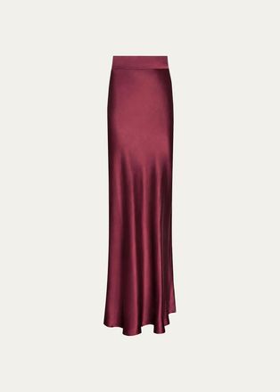 L'agence Ryker Silk Maxi Skirt
