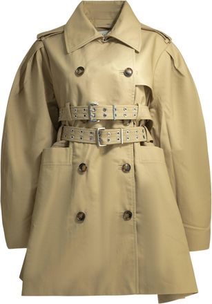 Ganni katoenen trenchcoat