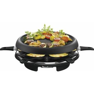 Moulinex Macchina per raclette 6 persone 700w + plancha + crepe maker - re151812 Moulinex