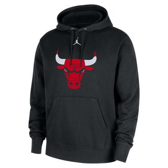 Nike Mens Chicago Bulls Club Fleece Pullover Hoodie in Black | II5141-010