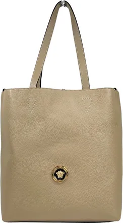 Versace Versace Medusa Large Leather Tote Bag With Womens Pouch