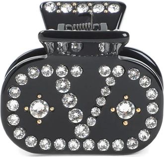 Valentino Garavani Fermaglio con decorazione - Nero