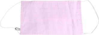 Dolce & Gabbana Pink Cotton Logo Elastic Ear Strap Face Mask Accessory