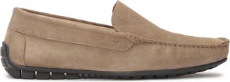 Kazar Su&egrave;de mocassins in taupe kleur - Heren - Loafers - Beige - 45 EU - Su&egrave;de - Schoenen