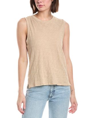 ATM Anthony Thomas Melillo Atm Anthony Thomas Melillo Slub Sleeveless Schoolboy T-Shirt
