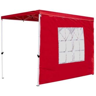 Regalos Miguel Laterales Individuales Carpas Plegables - Lateral Con Ventana Inglesa 3 Metros Master - Rojo