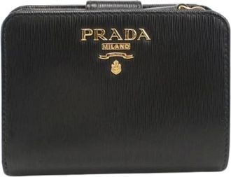 Prada Portafoglio Bi-fold Vintage Pre-owned - - Pre-owned - Donna - Nero - ONE SIZE