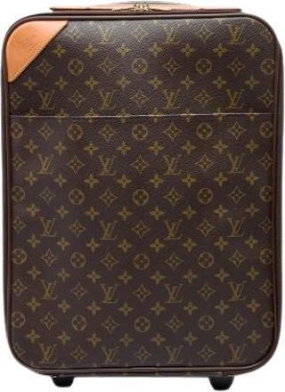 Louis Vuitton Pre-owned Pegase 50 - unisex - Vintage Tassen - Bruin - ONE Size - Leer - Vintage