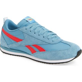Reebok R100 Sneaker (Women) R100 Sneaker in Blue Red Lime at Nordstrom Rack, Size 10.5
