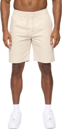 Crosshatch Heren Blansmoore Elastische Taille Shorts (Licht Steen)