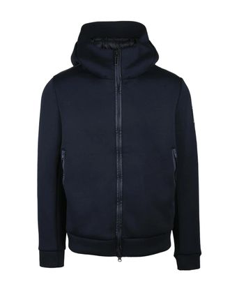 Bomboogie Mens Lightweight Neoprene Coat with Textured Panel
