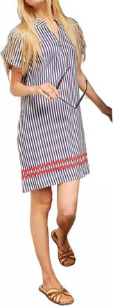 Sail to Sable Shoreline Shift Dress In Blue