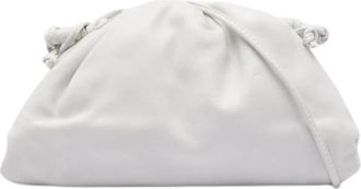 Bottega Veneta Pre-owned Mini Pouch - Dames - Vintage Schoudertas - Wit - ONE Size - Leer - Vintage