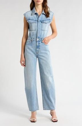 Pistola Denim Ace Sleeveless Denim Jumpsuit in Rally at Nordstrom Rack, Size Xx-Small
