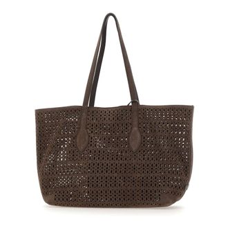 Gianni Chiarini Tote Bags, female, Brown, Size: ONE SIZE Mashup Shoulder Bag