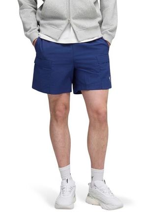 Puma Wardrobe Essentials Relaxed Cargo Shorts in Blue Jewel at Nordstrom, Size Xx-Large