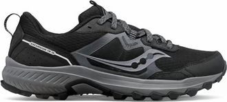 Saucony Mens Excursion Tr16 Trail Running Shoes In Black/charcoal