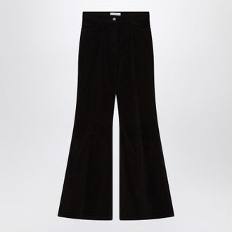 Ferragamo Espresso Uitlopende Broek