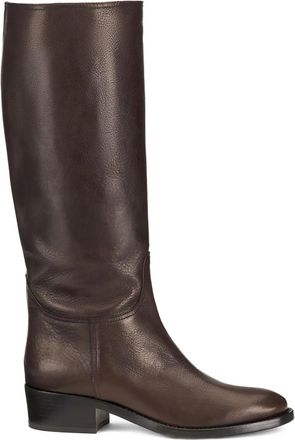 AGL 40mm Georgia boots - women - Calf Leather/Calf Leather/Calf Leather - 39 - Brown