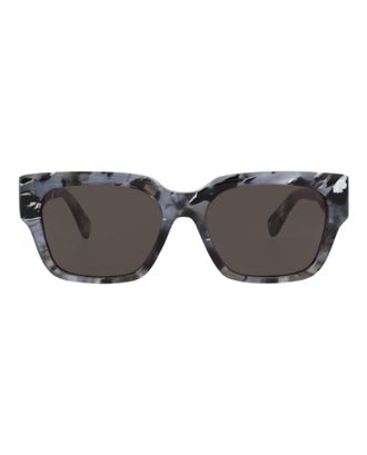 Chlo&eacute; Square-Frame Recycled Acetate Sunglasses