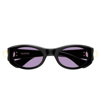 Valentino Sunglasses Vg0015 S 002 Black/Purple Women