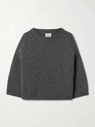 Khaite Pullover In Cashmere Sabina - Grigio