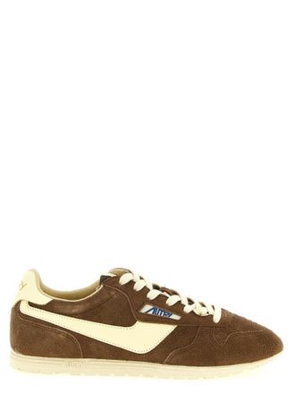 Autry Brown Logo Sneakers