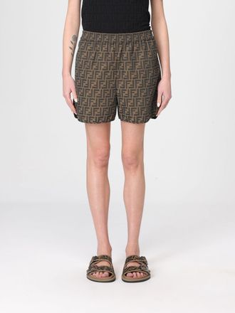 Fendi Pantaloncino Fendi in misto cotone con motivo FF