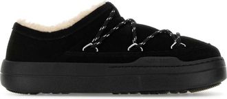 Moon Boot Park Slipper - Dames - Pantoffels - Zwart - 37 EU - Leer - Schoenen