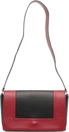 Celine Pre-owned Shoulder Bags, female, Multicolor, Size: ONE SIZE Pre-owned Vintage Leather Shoulder Bag