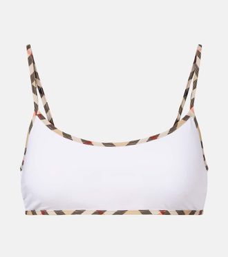Burberry Self-tie bikini top