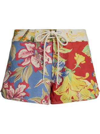 Polo Ralph Lauren floral-print shorts - Blue