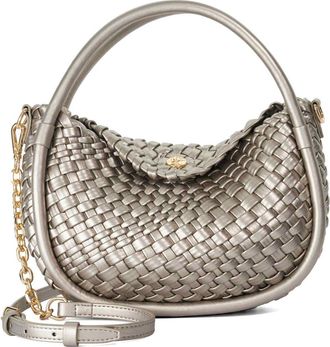 Dune London Dinideliberate Top Handle Bag in Silver at Nordstrom