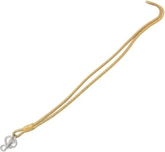 Bottega Veneta unisex, Pre-owned, Geel, Maat: ONE Size Leer